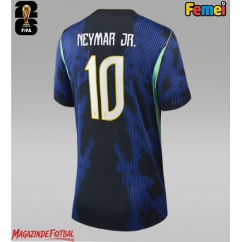 Brazilia Neymar Jr #10 Echipament de Fotbal Replică Mondial 2026 Femei Deplasare